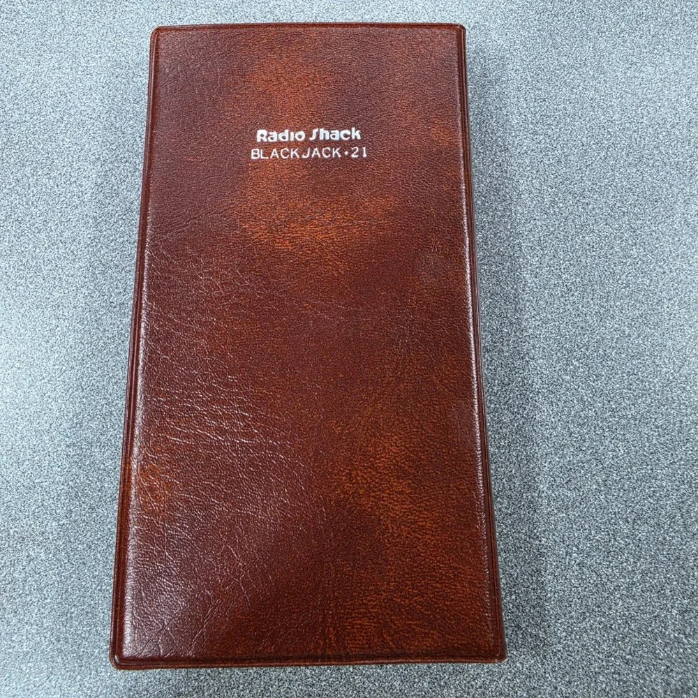 Radio Shack Blackjack 21 Handheld Game EC-21 with box Manual Works